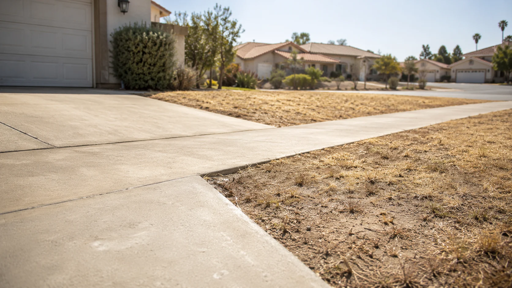 US map themed graphic on driveway pressure washing water restrictions