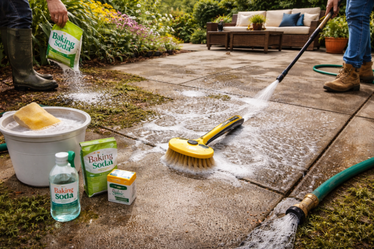 How to Clean a Concrete Patio