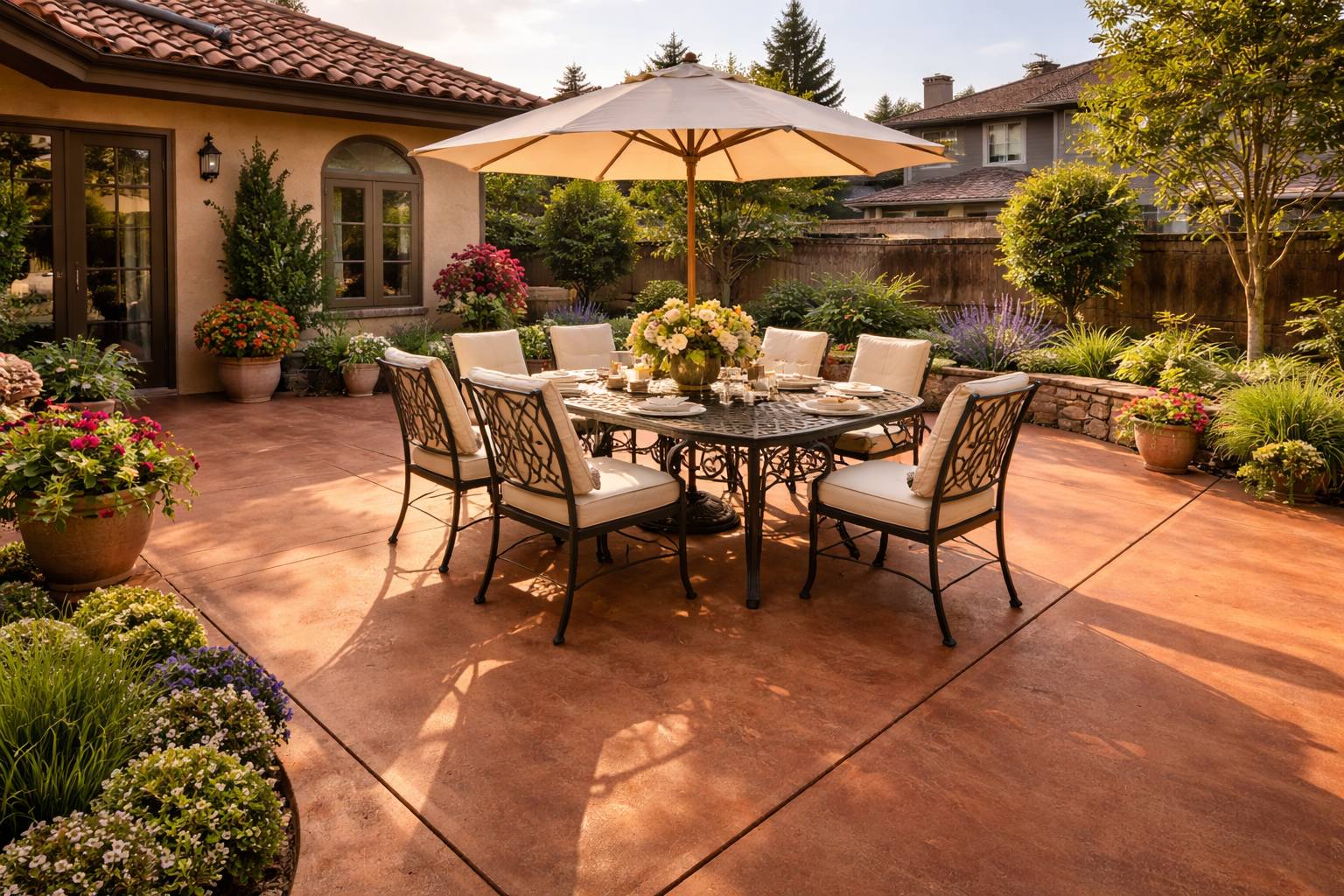 Integrally Colored Concrete